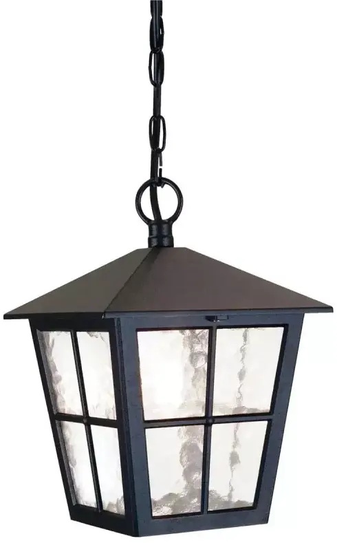 Elstead Lighting Canterbury lampe suspendue 1x60 W noir BL48M-BLACK