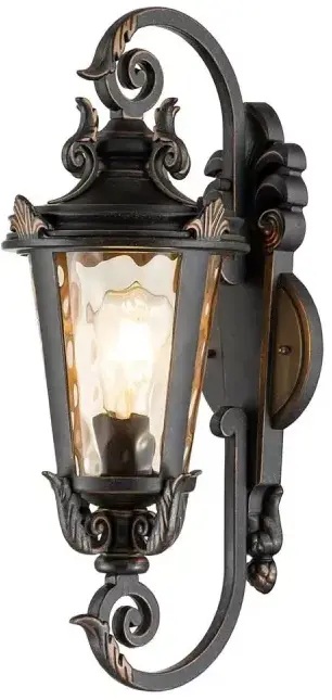 Elstead Lighting Baltimore applique murale extérieure 1x60 W marron BT1-M