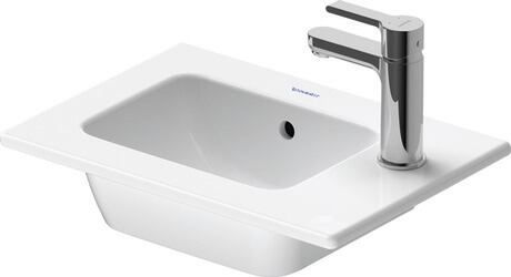 Duravit ME by Starck lavabo 43x30 cm rectangulaire de meuble blanc 072343AC41