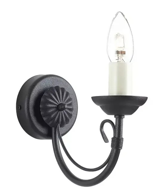 Elstead Lighting Chartwell applique murale 1x60 W noir CH1-BLACK