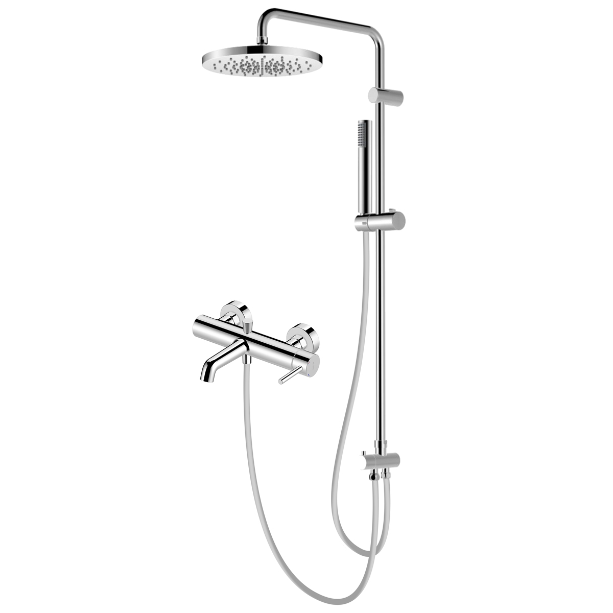 Set ensemble de douche Oltens Molle 36020100, mitigeur bain-douche Oltens Molle 34112100