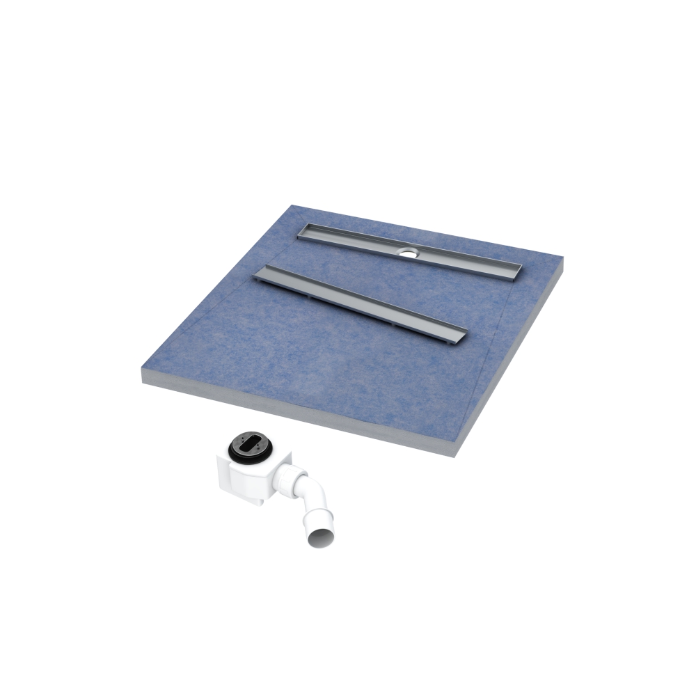 Schedline Esco-Line S4 receveur sous carrelage 90 cm chrome 10ST.4S4-9090