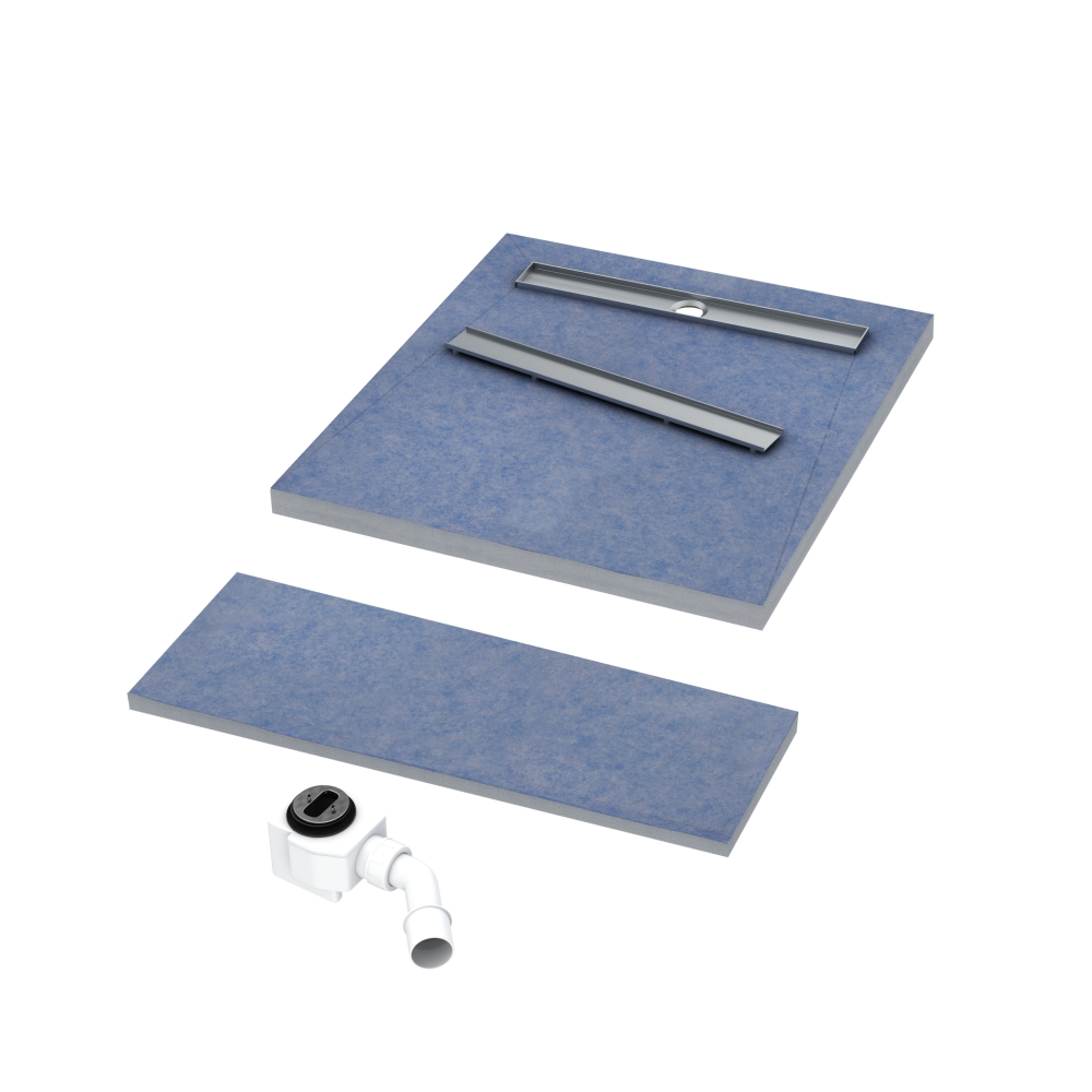 Schedline Esco-Line S4 receveur sous carrelage 90 cm chrome 10ST.4S4-90100/OLKB