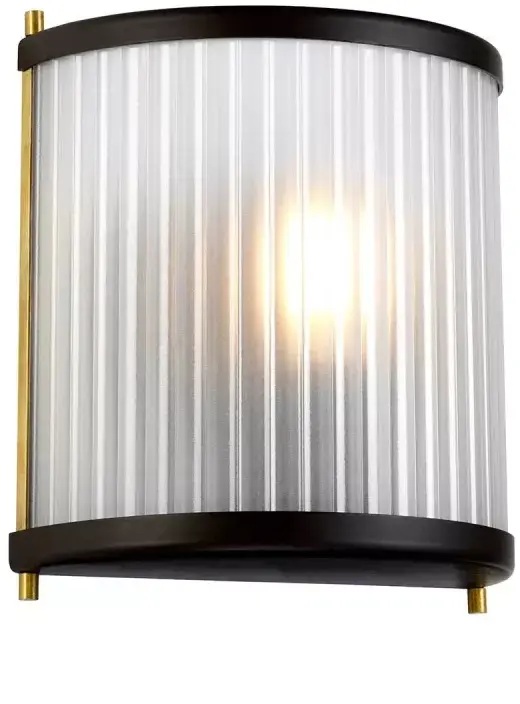 Elstead Lighting Corona applique murale 1x60 W laiton-marron DL-CORONA1-BAB