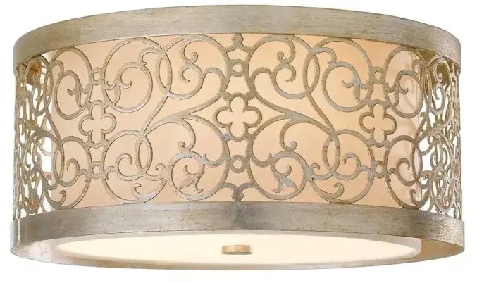 Elstead Lighting Arabesque plafonnier 2x40 W patine FE-ARABESQUE-F