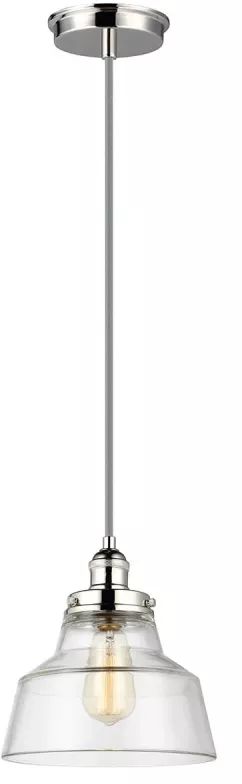 Elstead Lighting Baskin lampe suspendue 1x60 W nickel FE-BASKIN-P-A-PN
