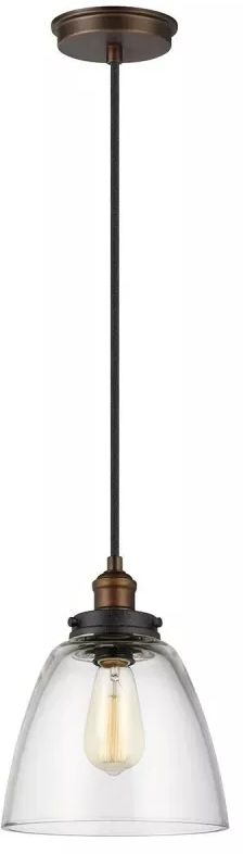 Elstead Lighting Baskin lampe suspendue 1x60 W laiton FE-BASKIN-P-B-BR