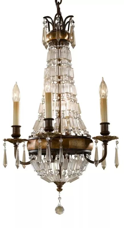 Elstead Lighting Bellini lampe suspendue 4x60 W marron FE-BELLINI4