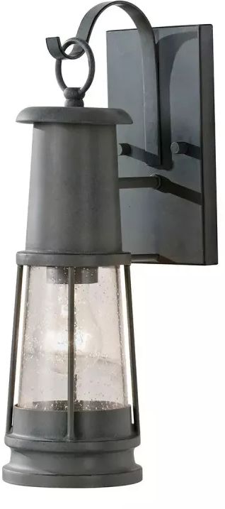 Elstead Lighting Chelsea Harbor applique murale extérieure 1x60 W gris FE-CHELSEAHBR2