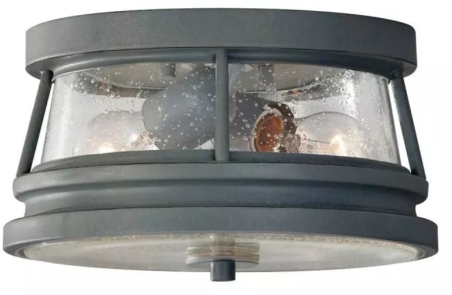 Elstead Lighting Chelsea Harbor plafonnier extérieur 2x60 W gris FE-CHELSEAHBR-F