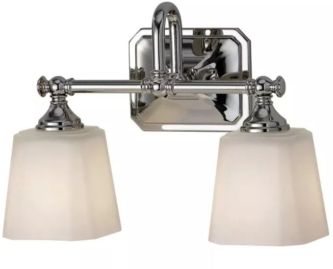 Elstead Lighting Concord applique murale 2x3 W chrome FE-CONCORD2-BATH