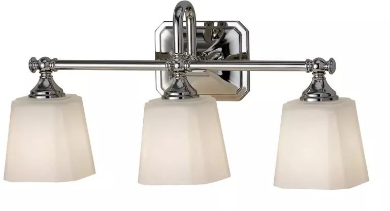 Elstead Lighting Concord applique murale 3x3 W chrome FE-CONCORD3-BATH