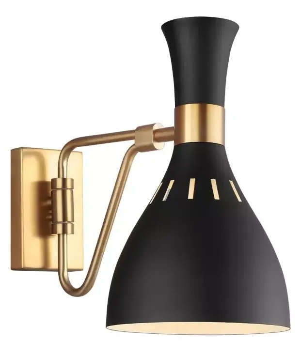 Elstead Lighting Joan applique murale 1x60 W noir-laiton FE-JOAN1-MB