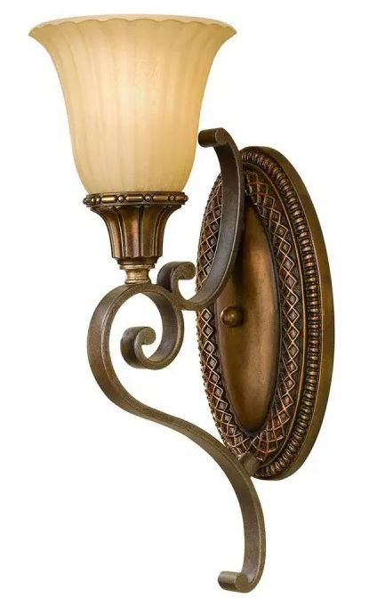 Elstead Lighting Kelham Hall applique murale 1x60 W doré-marron FE-KELHAM-HALL1