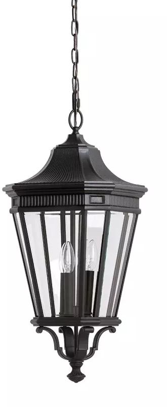 Elstead Lighting Cotswold Lane suspension extérieure 3x60 W noir FE-COTSLN8-L-BK
