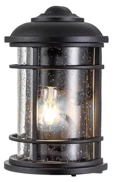 Elstead Lighting Lighthouse applique murale extérieure 1x60 W noir FE-LIGHTHOUSE-7-BLK