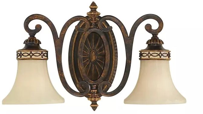 Elstead Lighting Drawing Room applique murale 2x60 W bois FE-DRAWING-ROOM2-B