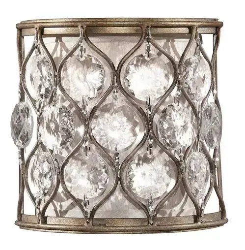 Elstead Lighting Lucia applique murale 1x40 W argenté FE-LUCIA1