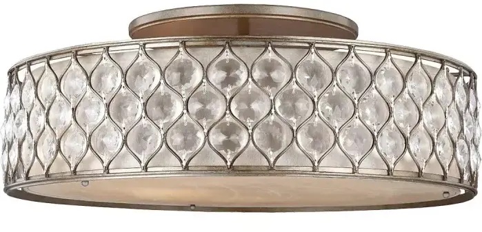 Elstead Lighting Lucia plafonnier 6x60 W argenté FE-LUCIA-6SF-L