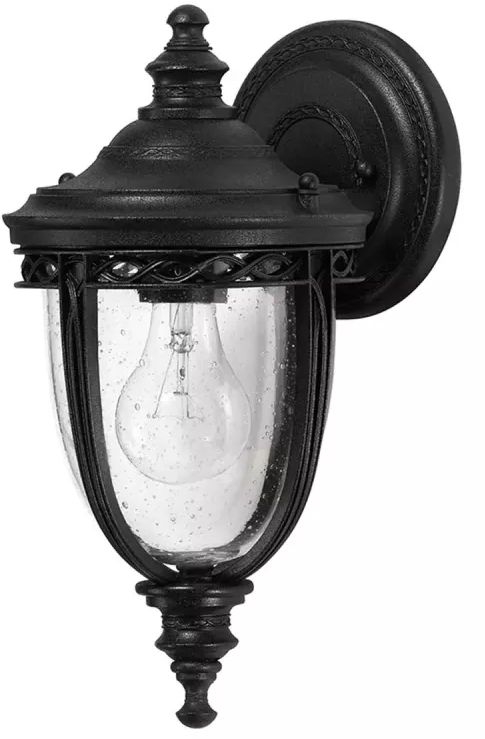 Elstead Lighting English Bridle applique murale extérieure 1x60 W noir FE-EB2-S-BLK