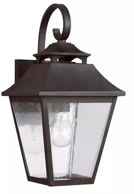 Elstead Lighting Galena applique murale extérieure 1x60 W marron FE-GALENA2-M-SBL