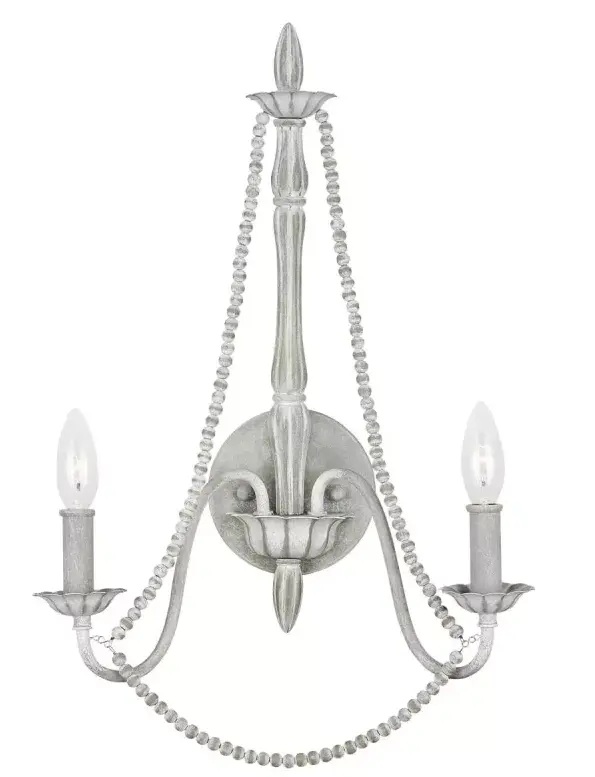 Elstead Lighting Maryville applique murale 2x60 W gris FE-MARYVILLE2
