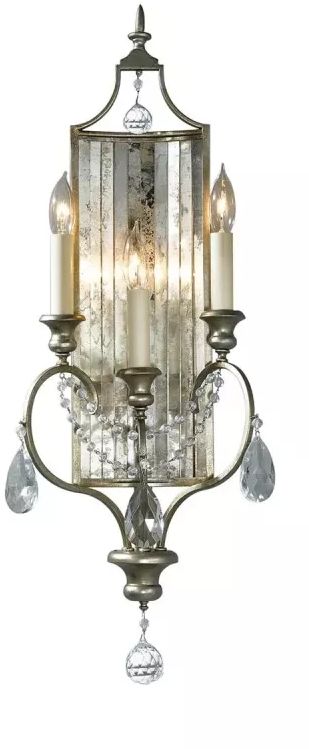 Elstead Lighting Gianna applique murale 3x60 W argenté FE-GIANNA3W