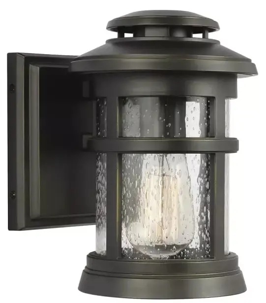 Elstead Lighting Newport applique murale extérieure 1x60 W marron FE-NEWPORT-S-ANBZ