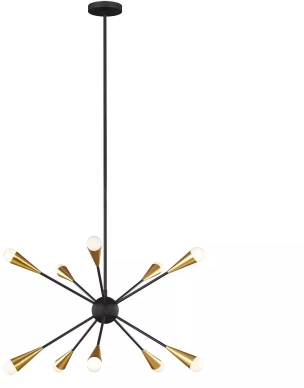 Elstead Lighting Jax plafonnier x3 W noir FE-JAX10-MB