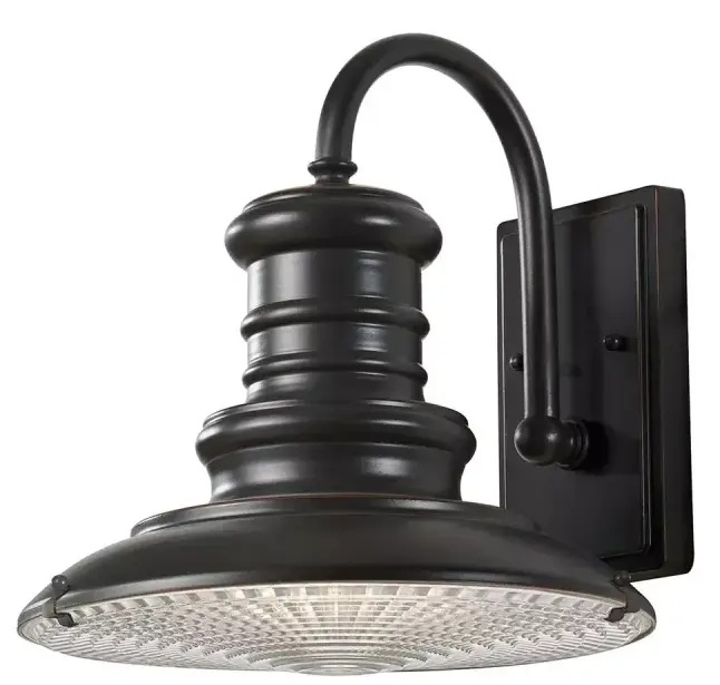Elstead Lighting Redding Station applique murale extérieure 1x60 W marron FE-REDDING2-M-RB