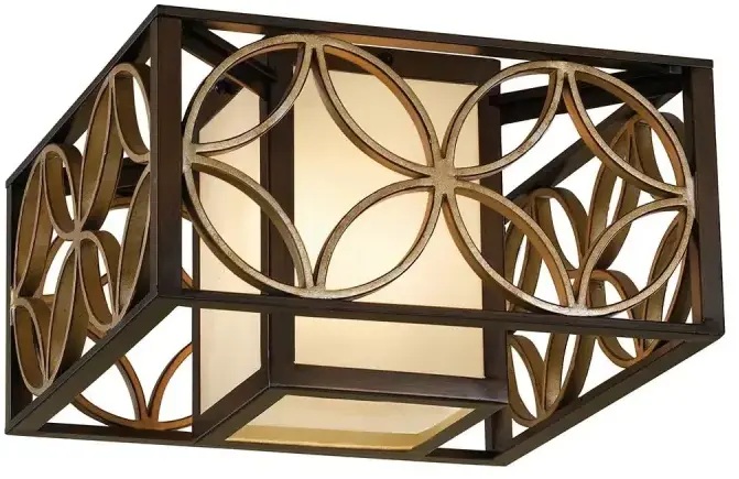 Elstead Lighting Remy plafonnier 2x60 W doré-marron FE-REMY-F