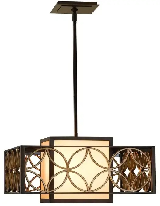 Elstead Lighting Remy lampe suspendue 1x60 W doré-marron FE-REMY-P-B
