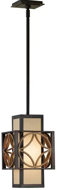 Elstead Lighting Remy lampe suspendue 1x60 W doré-marron FE-REMY-P-C