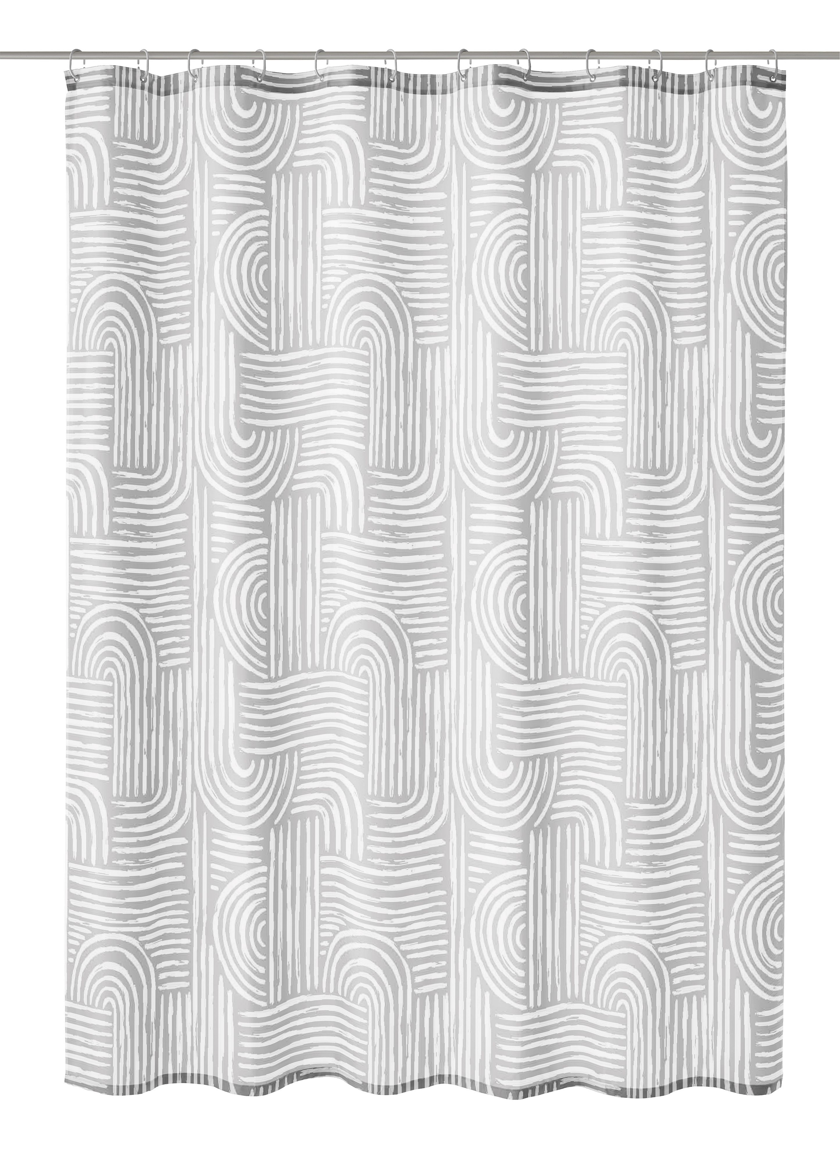 Kleine Wolke Linja rideau de douche 200x180 cm gris 7848913305