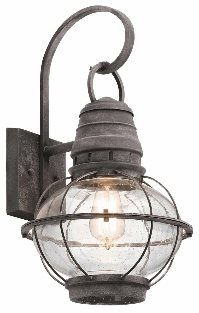 Elstead Lighting Bridge Point applique murale extérieure 1x60 W gris KL-BRIDGEPOINT-L
