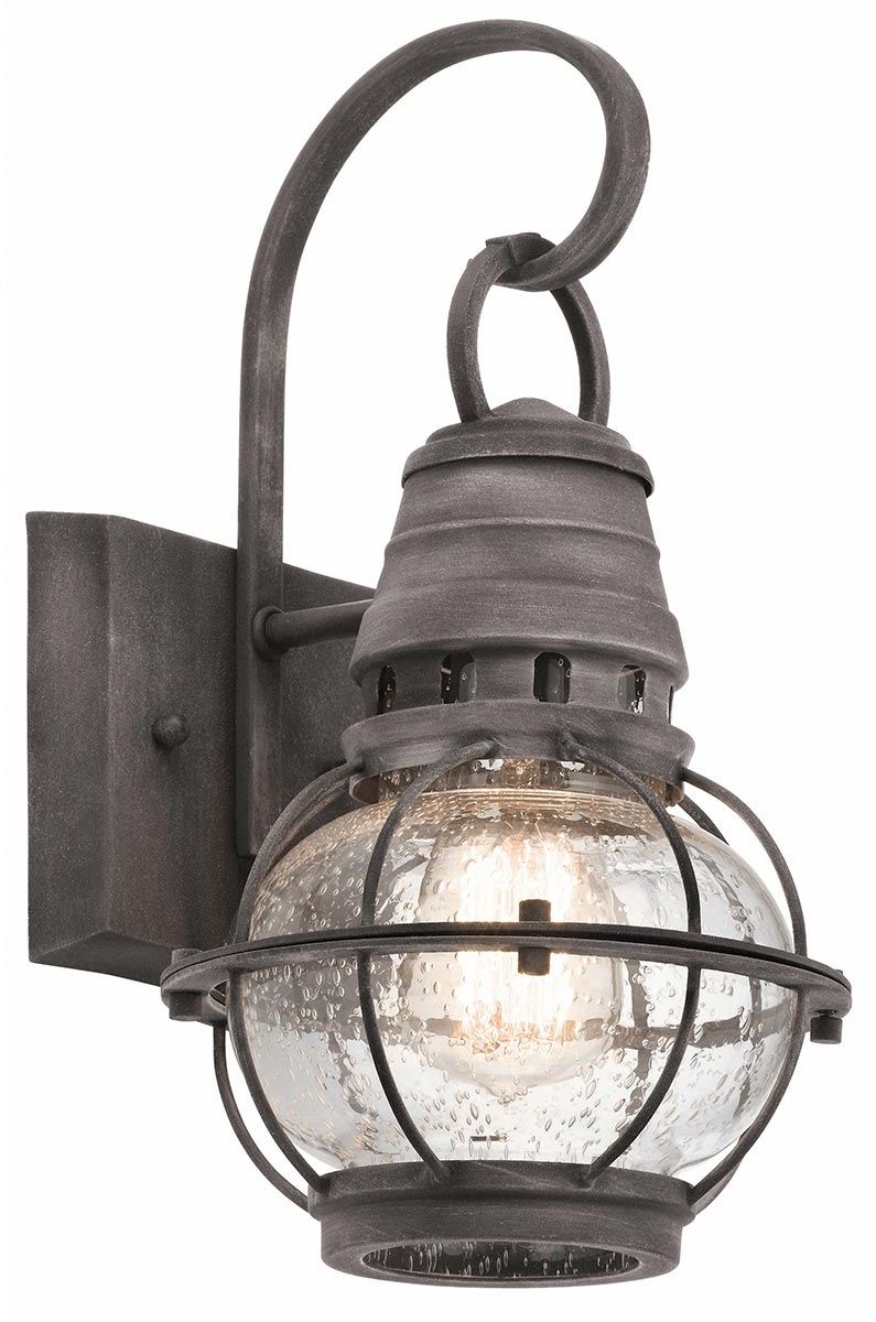 Elstead Lighting Bridge Point applique murale extérieure 1x60 W gris KL-BRIDGEPOINT-S