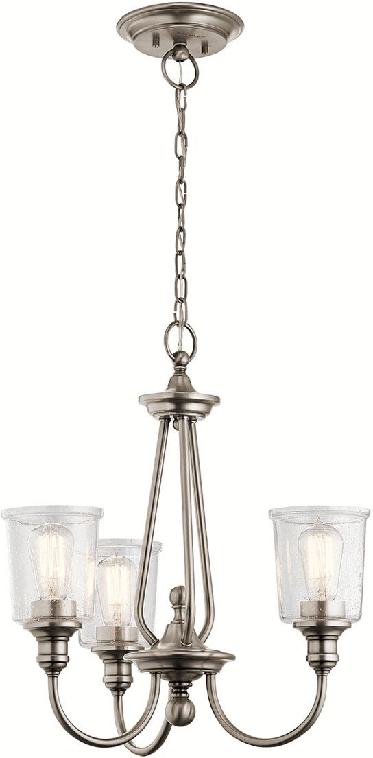Elstead Lighting Waverly lampe suspendue 3x60 W KL-WAVERLY3-CLP