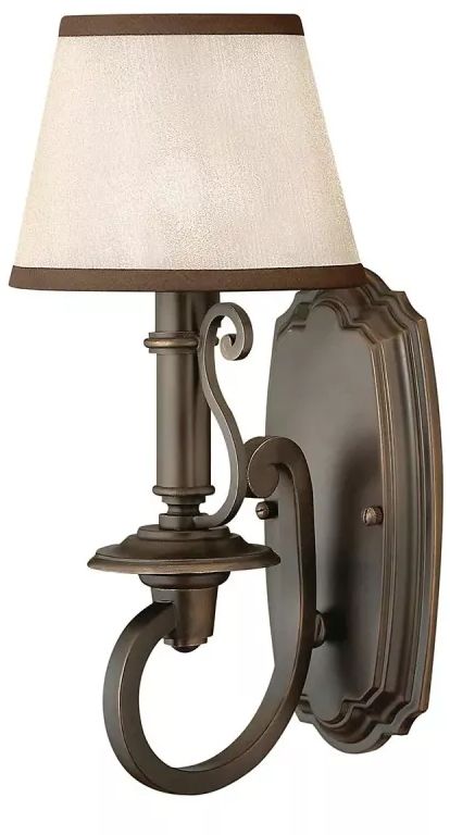 Elstead Lighting Plymouth applique murale 1x40 W marron HK-PLYMOUTH1