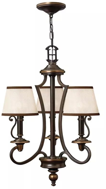 Elstead Lighting Plymouth lampe suspendue 3x40 W marron HK-PLYMOUTH3