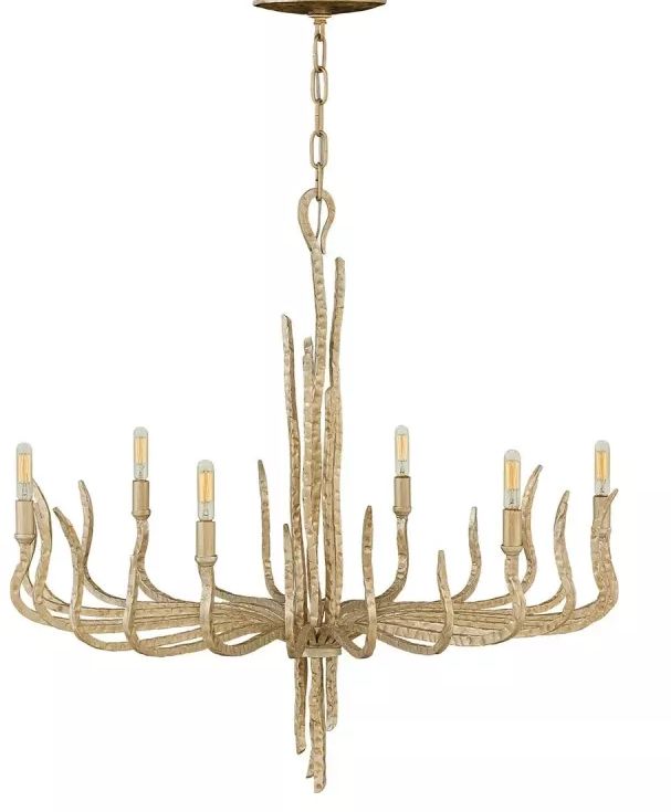 Elstead Lighting Spyre lampe suspendue 6x60 W champagne HK-SPYRE6C-CPG