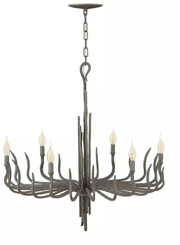 Elstead Lighting Spyre lampe suspendue 6x60 W marron HK-SPYRE6C-MMB