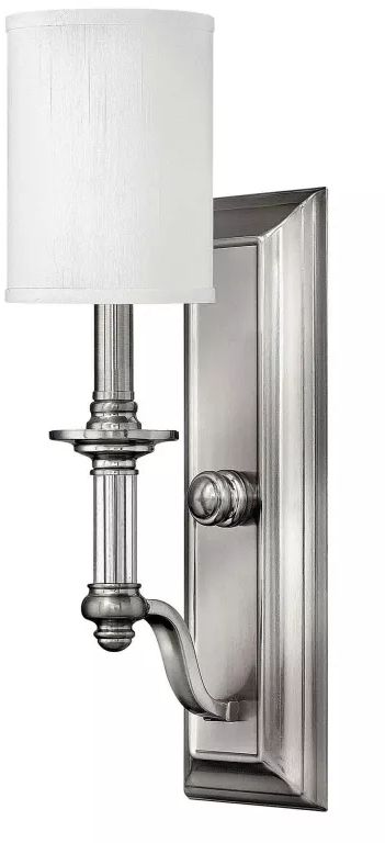 Elstead Lighting Sussex applique murale 1x40 W nickel HK-SUSSEX1