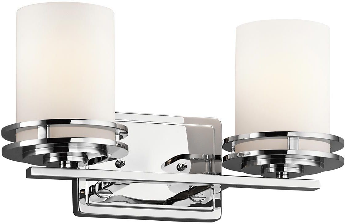 Elstead Lighting Hendrik applique murale 2x3 W chrome KL-HENDRIK2-BATH