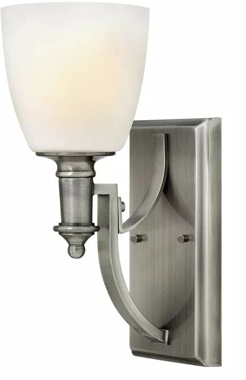 Elstead Lighting Truman applique murale 1x60 W nickel HK-TRUMAN1