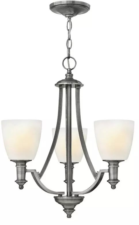 Elstead Lighting Truman lampe suspendue 3x60 W nickel HK-TRUMAN3