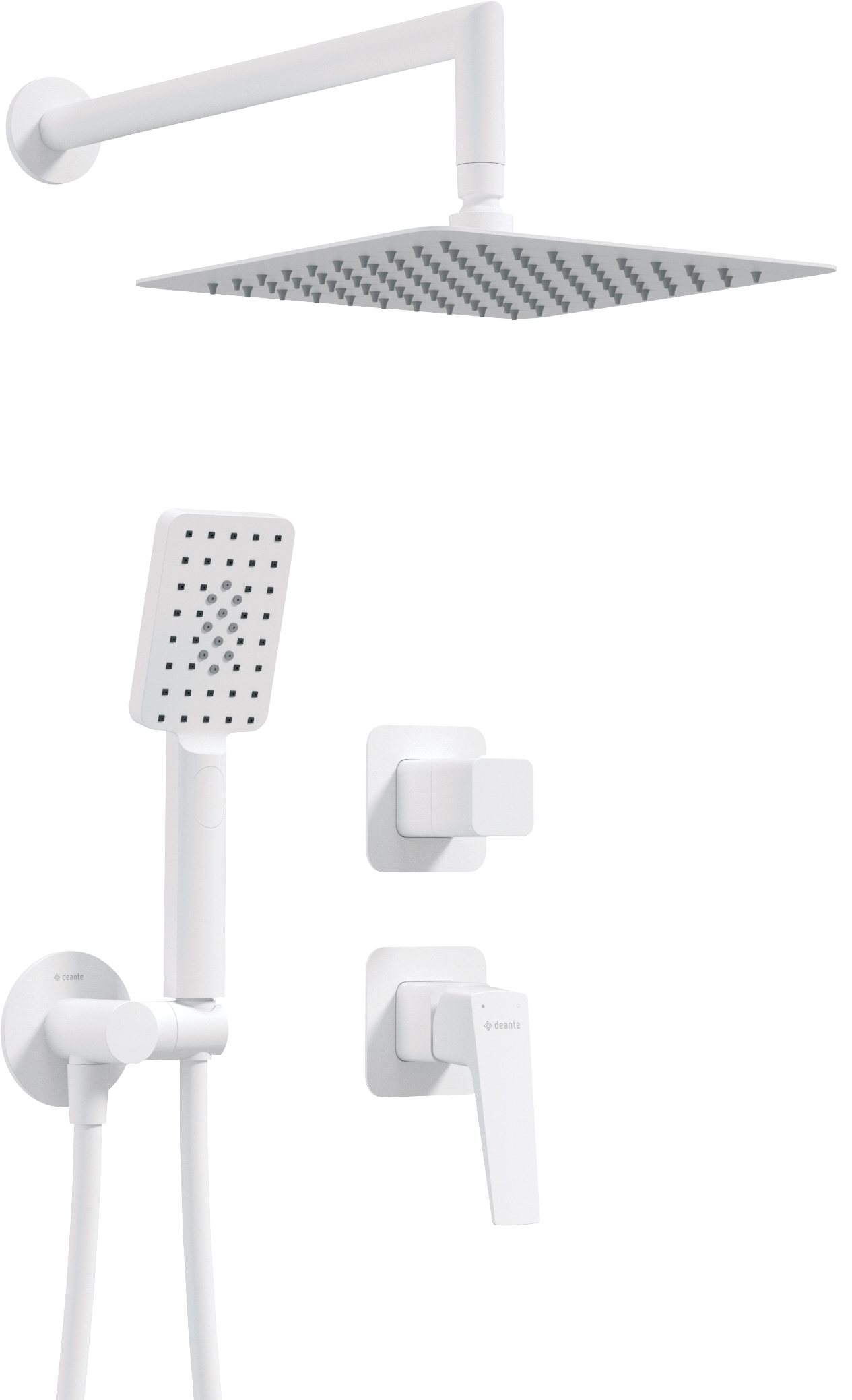 Deante Blur ensemble de douche encastré oui blanc NQL_A9YK