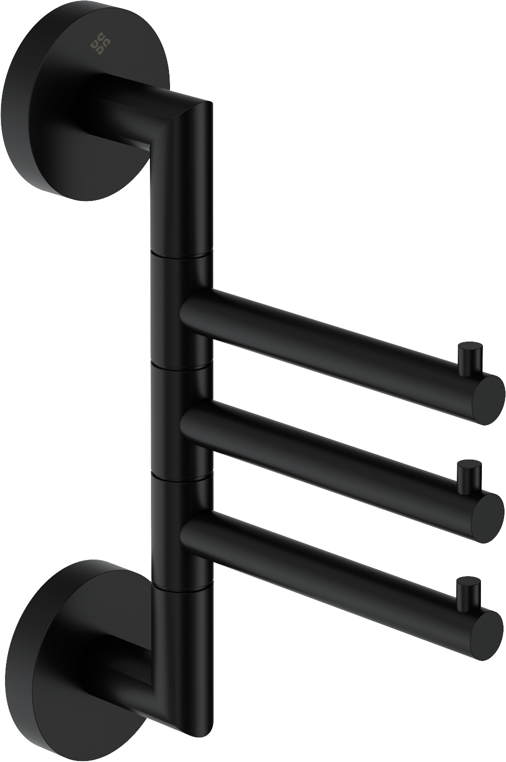 Deante Jasmin porte-serviettes noir ADJ_N131