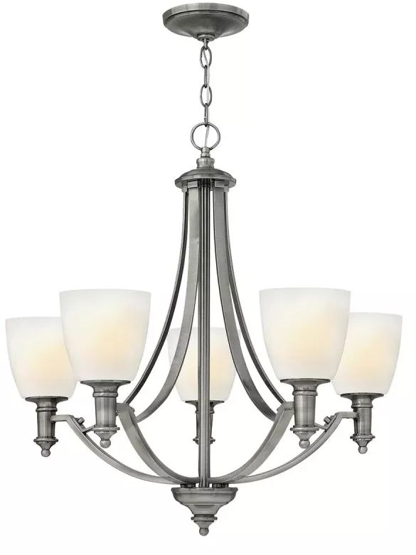 Elstead Lighting Truman lampe suspendue 5x60 W nickel HK-TRUMAN5