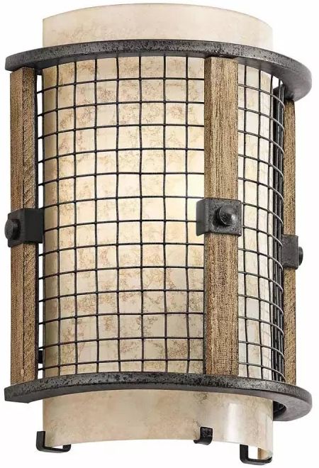 Elstead Lighting Ahrendale applique murale 1x40 W marron KL-AHRENDALE1