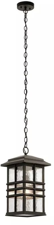 Elstead Lighting Beacon Square suspension extérieure 1x60 W marron KL-BEACON-SQUARE8-OZ